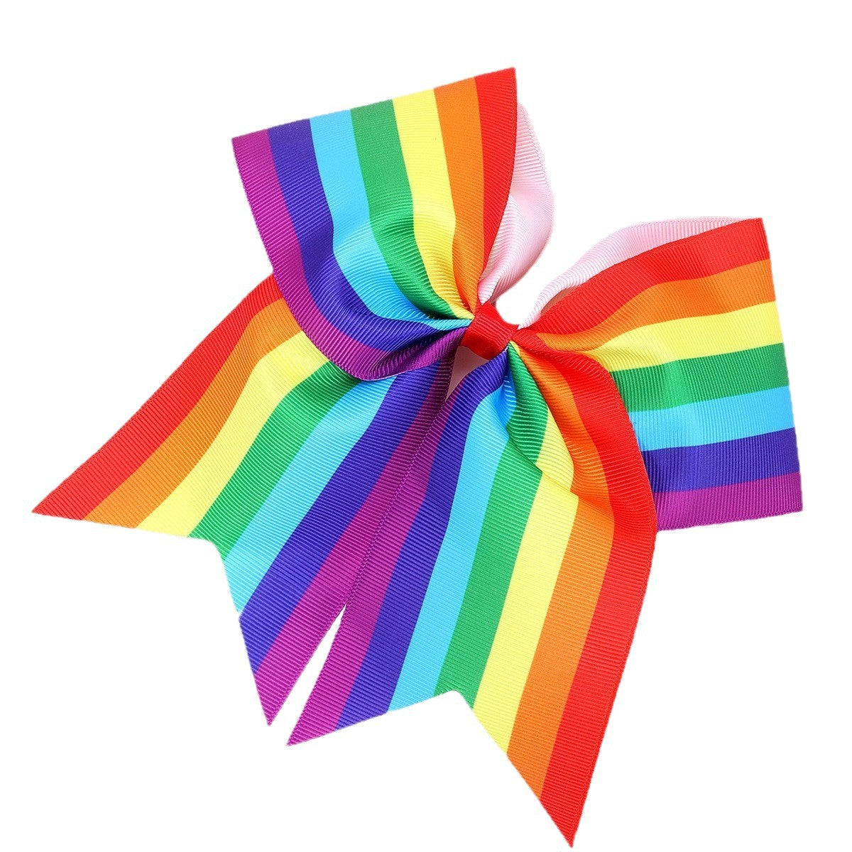 Wholesale  Children' s Bow Hairpin Rainbow Rib Bow Clip Cute Girl' s Hair